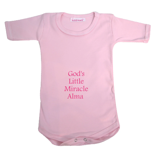 With Sleeve / Plain Pink / 9-12 Months