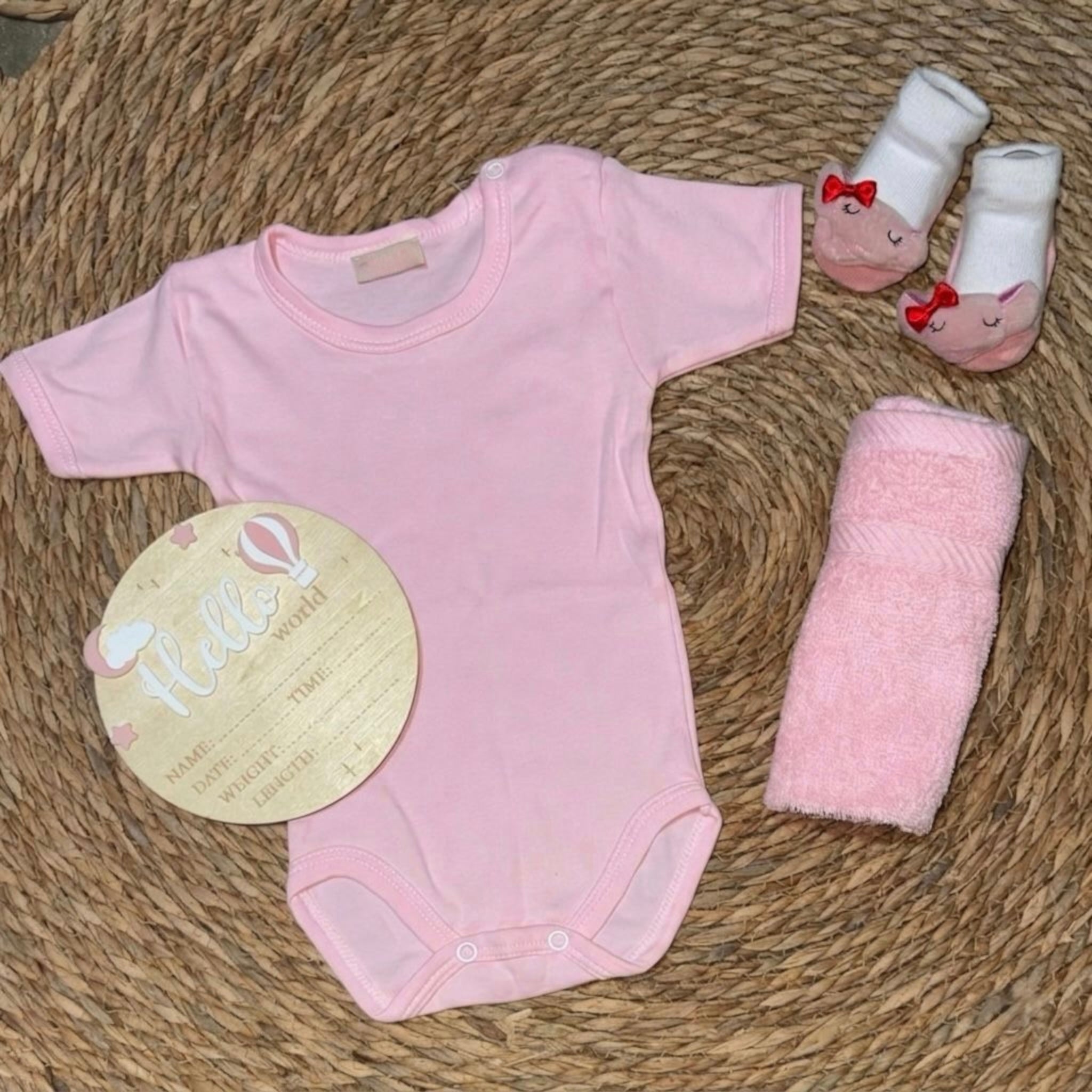 Hello World Pink Gift Set