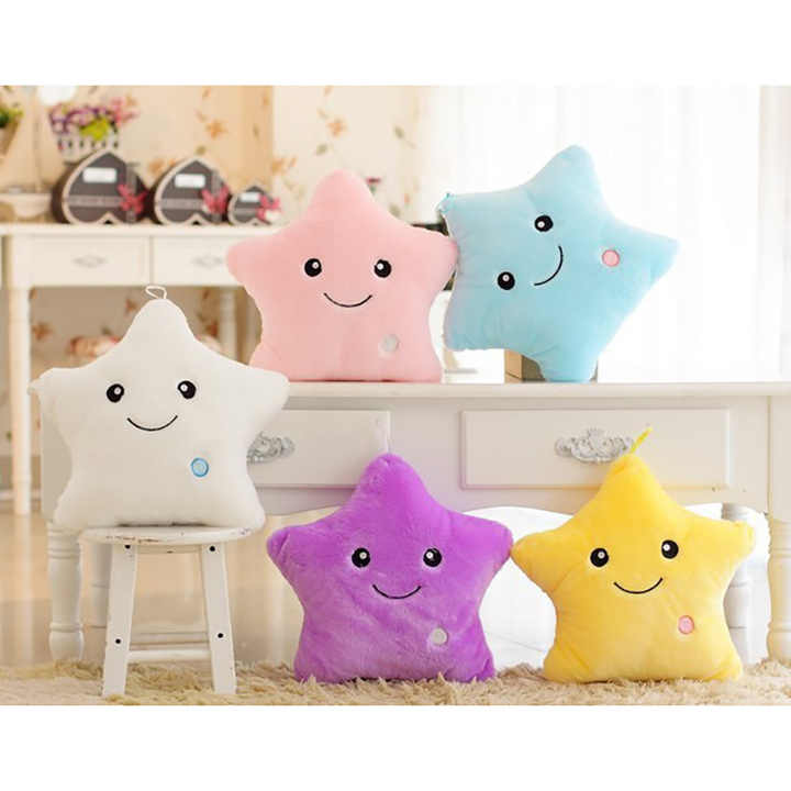 LED Star Pillow