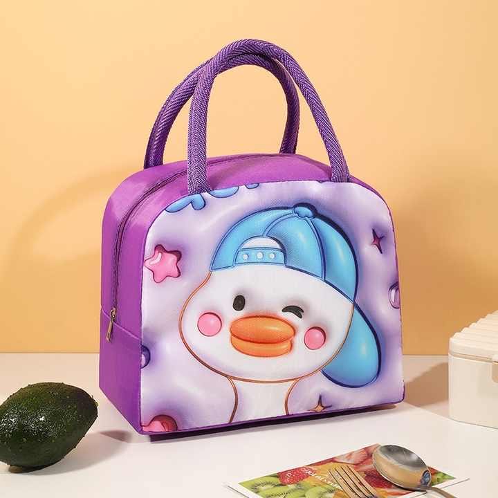 3D Cartoon Lunch Bag