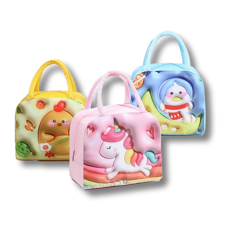 3D Cartoon Lunch Bag