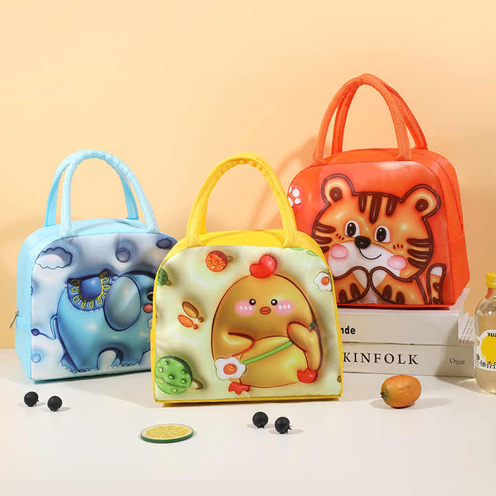 3D Cartoon Lunch Bag