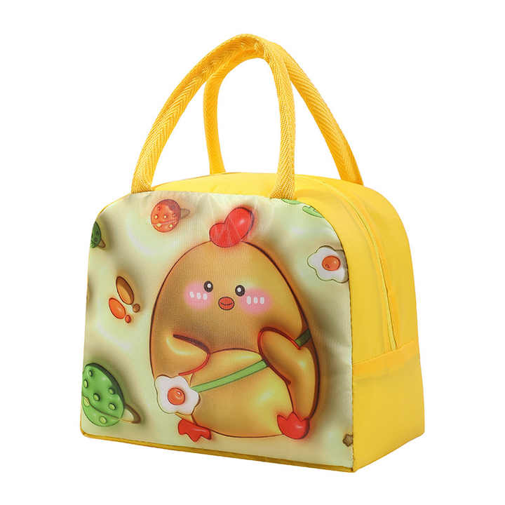 3D Cartoon Lunch Bag