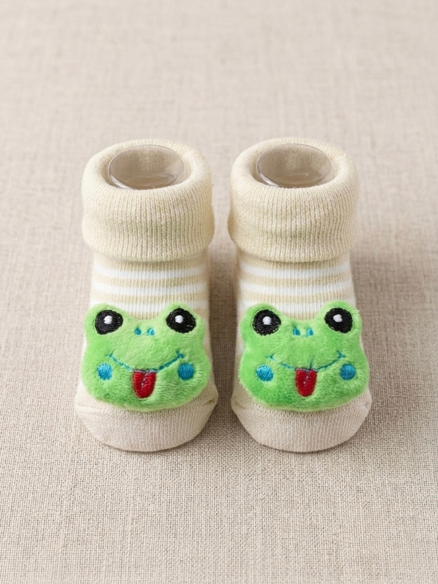 Kidzamy Animal Baby Socks – Soft & Cute (0 to 6 months)