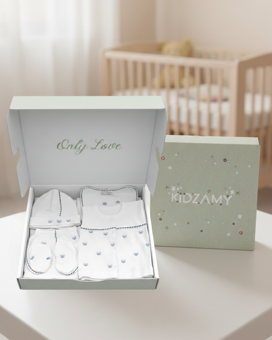 Little Blue Bear Outfit Box    New Born