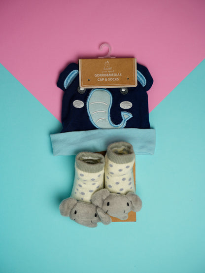 Socks &amp; Hat Set (0 to 6 months)