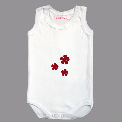 Sleeveless / White / 0-3 Months