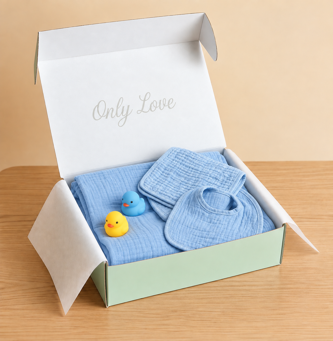 Blue Baby Cuddle Set