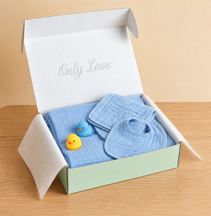 Blue Baby Cuddle Set