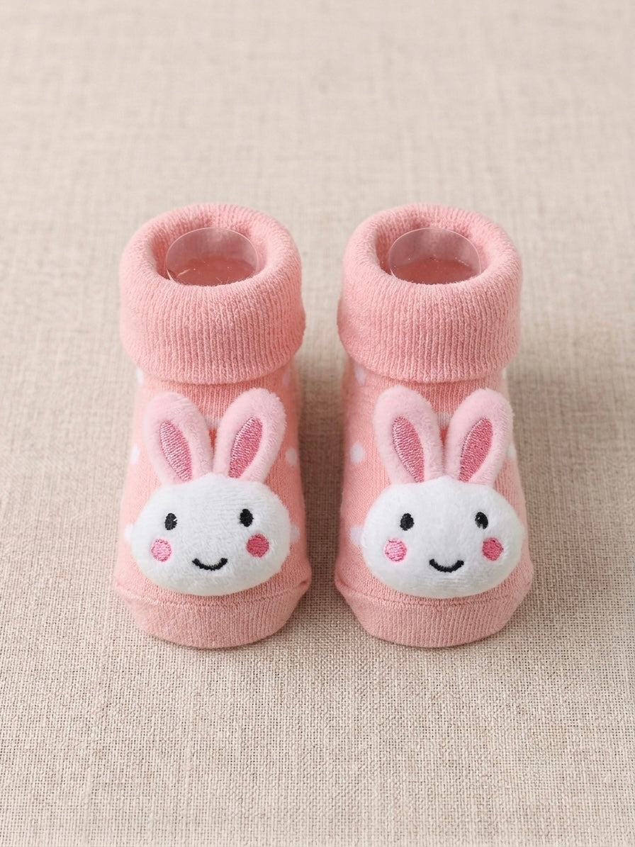 Kidzamy Animal Baby Socks – Soft &amp; Cute  (0 to 6 months)