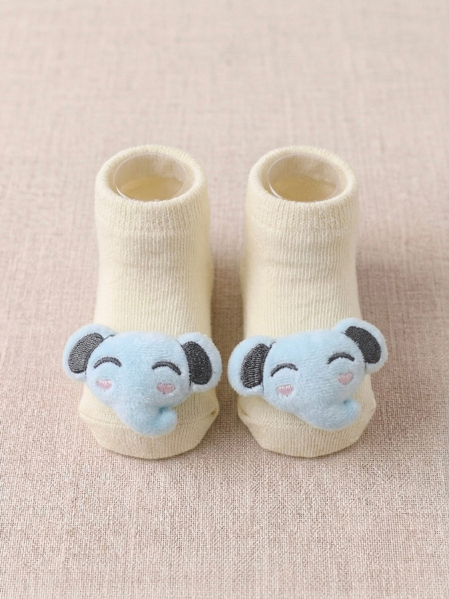 Kidzamy Animal Baby Socks – Soft &amp; Cute  (0 to 6 months)