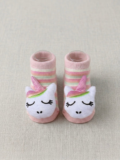Kidzamy Animal Baby Socks – Soft &amp; Cute  (0 to 6 months)