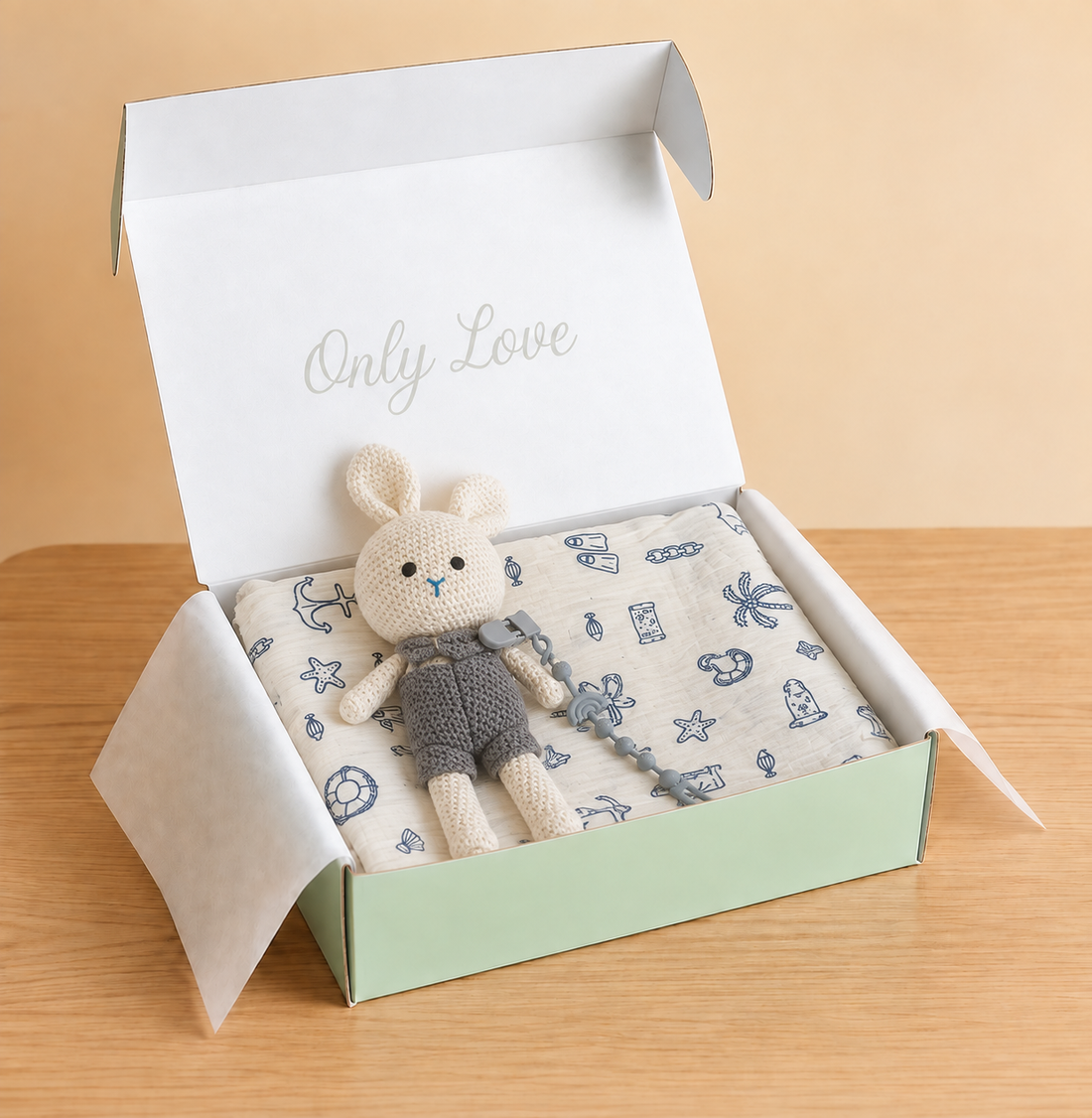 Ocean Breeze Crochet Bunny Set