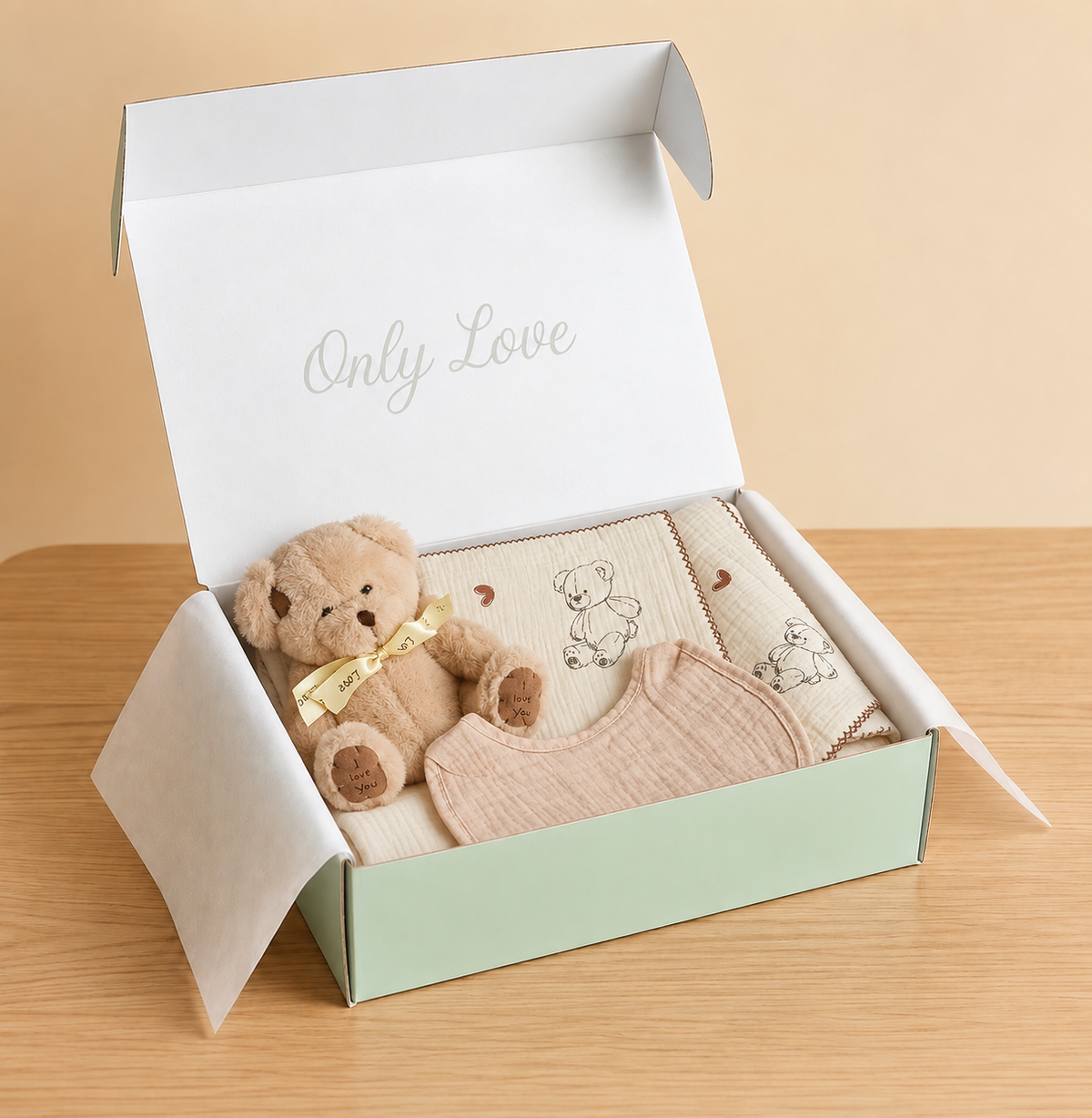 Teddy Bear Swaddle Set