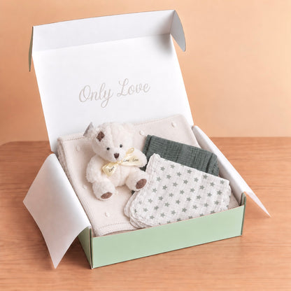 White Blanket &amp; Cuddle Set
