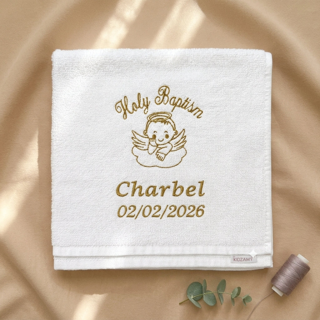 Custom Baptism Towel